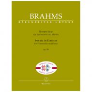 Brahms, J.: Violoncellosonate Nr. 1 Op. 38 e-Moll 