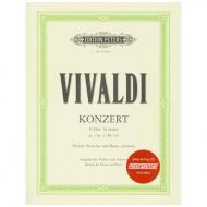 Vivaldi, A.: Violinkonzert Nr. 3 Op. 3 RV 310 G-Dur  (+CD) 