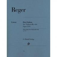 Reger, M.: 3 Cello-Suiten Op. 131c G-Dur, d-Moll, a-Moll 