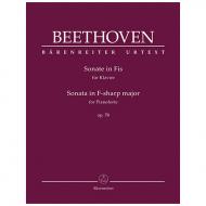 Beethoven, L. v.: Sonate Op. 78 Fis-Dur 