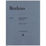 Brahms, J.: Klavierstücke Op. 119/1-4 