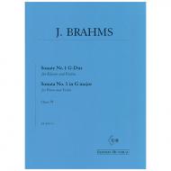 Brahms, J.: Sonate Nr. 1 Op. 78 G-Dur 