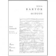 Bartok, B.: 44 Duos für 2 Celli Band 2 (Duo 31- 44) 