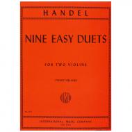 Händel, G. F.: Neun leichte Duette 