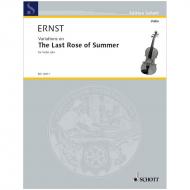 Ernst, H. W.: Variationen über »The Last Rose of Summer« 