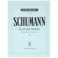 Schumann, R.: Sämtliche Klavierwerke Band VII: Op. 54, 92, 134 
