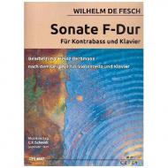 Fesch, W. d.: Kontrabasssonate F-Dur 