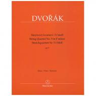 Dvořák, A.: Streichquartett Nr. 5 Op. 9 f-Moll 