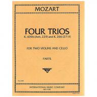 Mozart, W. A.: 4 Streichtrios KV 439b (Anh. 229) und KV 266 (217f) 