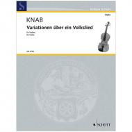 Knab, A.: Variationen über ein Volkslied (1950) 