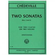 Chedeville, N.: 2 Sonaten Op. 8 Nr. 3 +6 