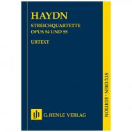 Haydn, J.: Streichquartette Heft VII Op. 54 und 55 »Tost-Quartette« – Partitur 