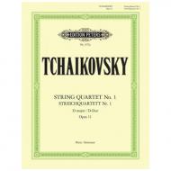 Tschaikowski, P.I.: Streichquartett Nr.1 D-Dur, Op.11 