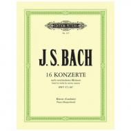 Bach, J. S.: 16 Konzerte BWV 972-987 