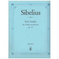 Sibelius, J.: 4 Stücke Op. 115 