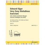 Elgar, E.: Very Easy Melodious Exercises Op. 22 