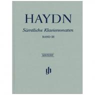 Haydn, J.: Sämtliche Klaviersonaten 3 – Leinenausgabe 