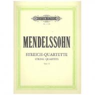 Mendelssohn Bartholdy, F.: Streichquartette Band 2: Op. 44/1-3 