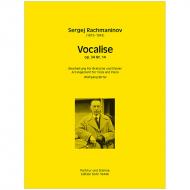 Rachmaninov, S.: Vocalise Op. 34/14 