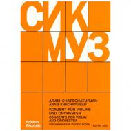Chatschaturjan, A.: Violinkonzert 1940 d-Moll – Partitur 