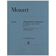 Mozart, W. A.: »Wunderkind«-Sonaten Band I KV 6-9 