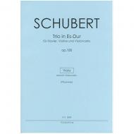 Schubert, F.: Klaviertrio D 929 Op. 100 Es-Dur – Violastimme 
