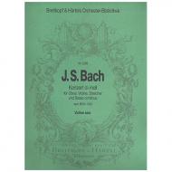 Bach. J. S.: Violinkonzert nach BWV 1060 d-Moll 