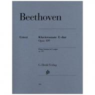 Beethoven, L. v.: Klaviersonate Nr. 30 Op. 109 E-Dur 