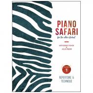 Fisher, K./Knerr, J.: Piano Safari for the older student – Repertoire & Technique (+Online Audio) 