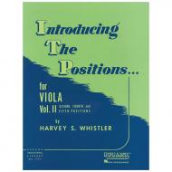 Whistler, H. S.: Introducing the Positions for Viola Vol. 2 