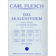 Flesch, C: Das Skalensystem für Violine 