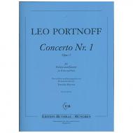 Portnoff, L.: Violinkonzert Nr. 1 Op. 1 