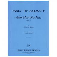 Sarasate, P. d.: Adios montanas mias Op. 37 
