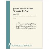 Triemer, J. S.: Violoncellosonate F-Dur Op. 1/4 