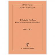 Taban, P.: 12 Duette Op. 11/3 