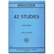 Kreutzer, R.: 42 studies for violin 