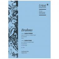 Brahms, J.: Variationen über ein Thema von Joseph Haydn B-Dur Op. 56a 