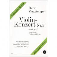 Vieuxtemps, H.: Violinkonzert Nr. 5 Op. 37 a-Moll 