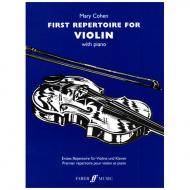 Cohen, M.: First Repertoire for Violin 