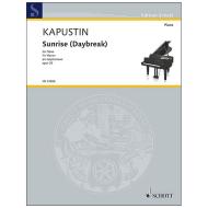 Kapustin, N.: Sunrise (Daybreak) Op. 26 (1976) 