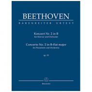 Beethoven, L. v.: Konzert für Klavier und Orchester Nr. 2 B-Dur Op. 19 