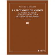 Crickboom, M.: Die Technik des Violinspiels Band 3 