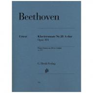 Beethoven, L. v.: Klaviersonate Nr. 28 A-Dur Op. 101 