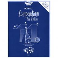 Kompendium für Violine – Band 11 (+ 2 CD's) 
