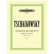Tschaikowski, P.I.: Streichquartett Nr.3 es-Moll, Op.30 