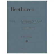 Beethoven, L. v.: Klaviersonate Nr. 17 d-Moll Op. 31,2 Sturmsonate 
