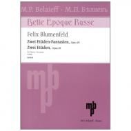 Blumenfeld, F.: Zwei Etüden-Fantasien Op. 25 - Zwei Etüden Op. 29 