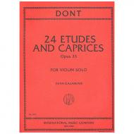 Dont, J.: 24 Etudes and Caprices Op. 35 
