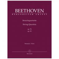 Beethoven, L. v.: Streichquartette Op. 74, 95 