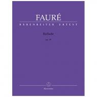 Fauré, G.: Ballade Op. 19 